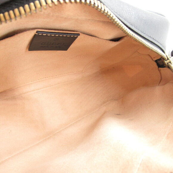 Gucci Shoulder Bag Calfskin Leather Black - Picture 5 of 10